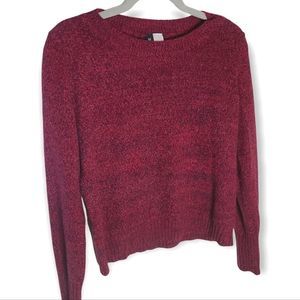 SALE ITEM H&M Red and Blue Knitted Sweater Size Small